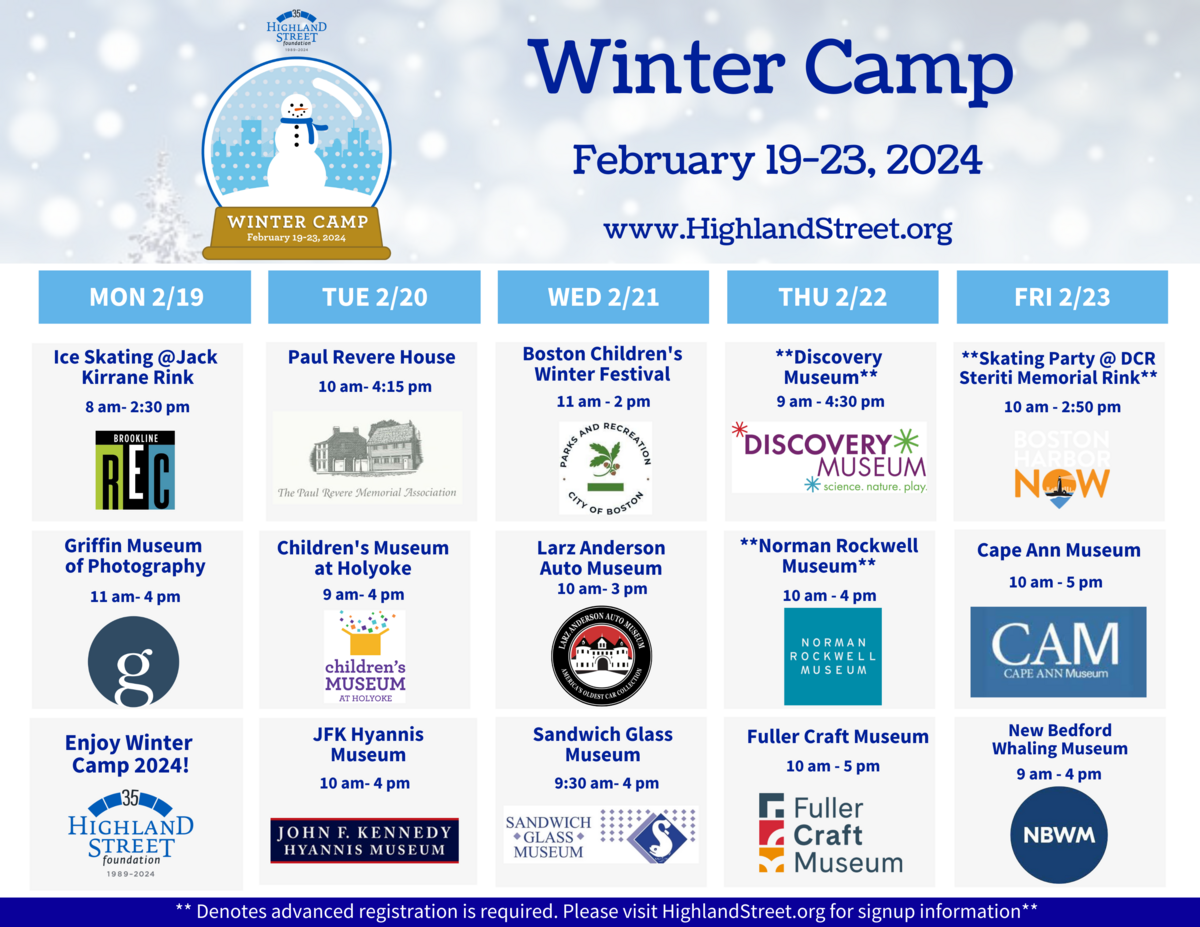 Winter Camp Highland Street Foundation